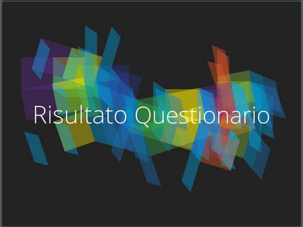 Ora tocca a Greta che esplica i risultati del questionario #opendalmine http://t.co/lz5akRbf7q